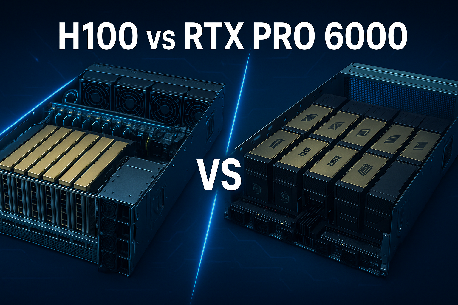 Hero image for RTX PRO 6000 vs H100, H200, and L40S: LLM Inference