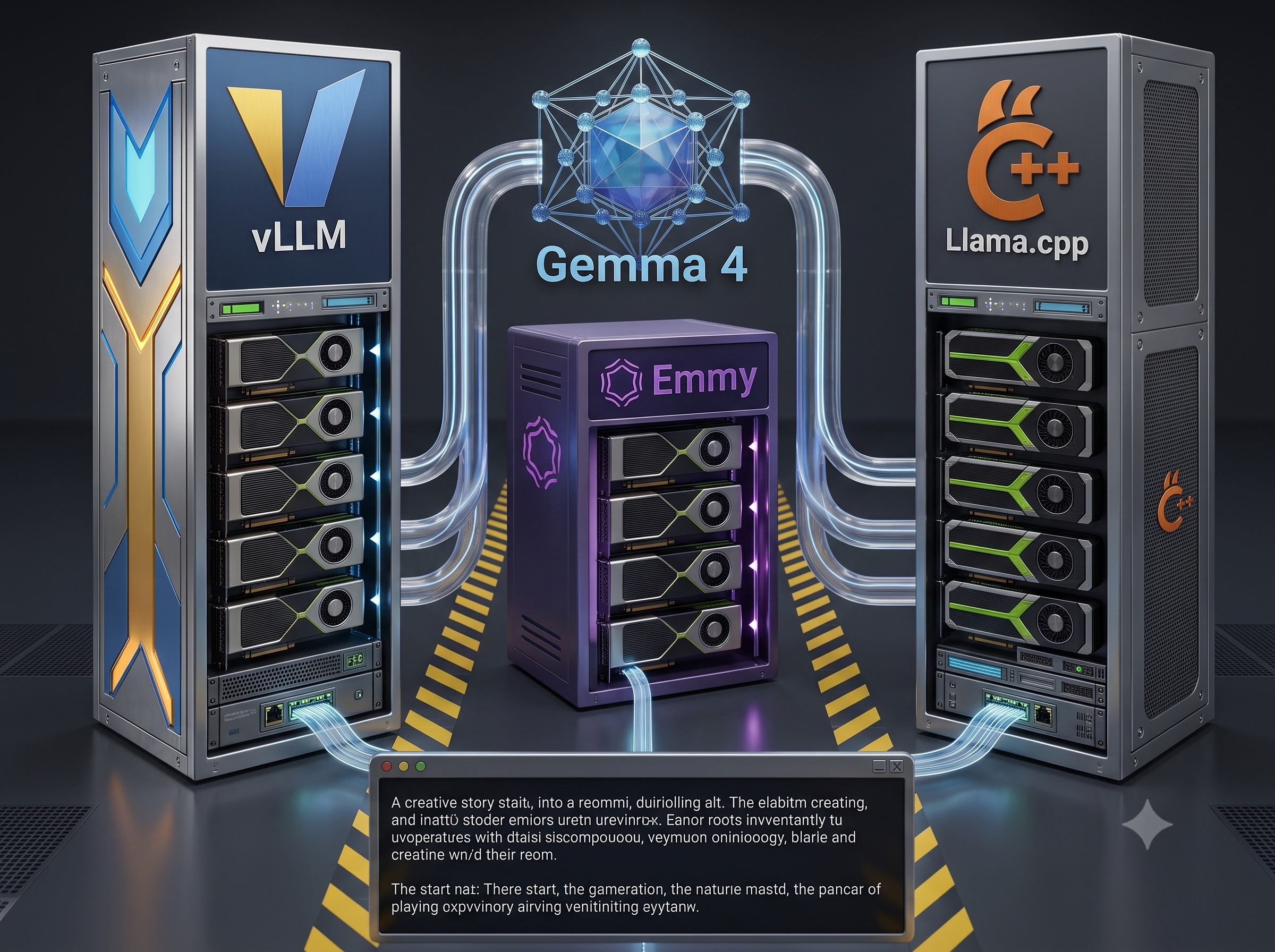 Hero image for Beating vLLM and Llama.cpp on Gemma4-12B